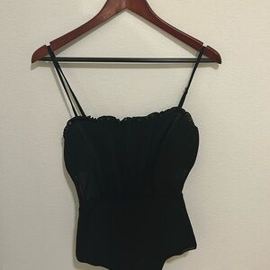 Black corset bodysuit princess Polly
